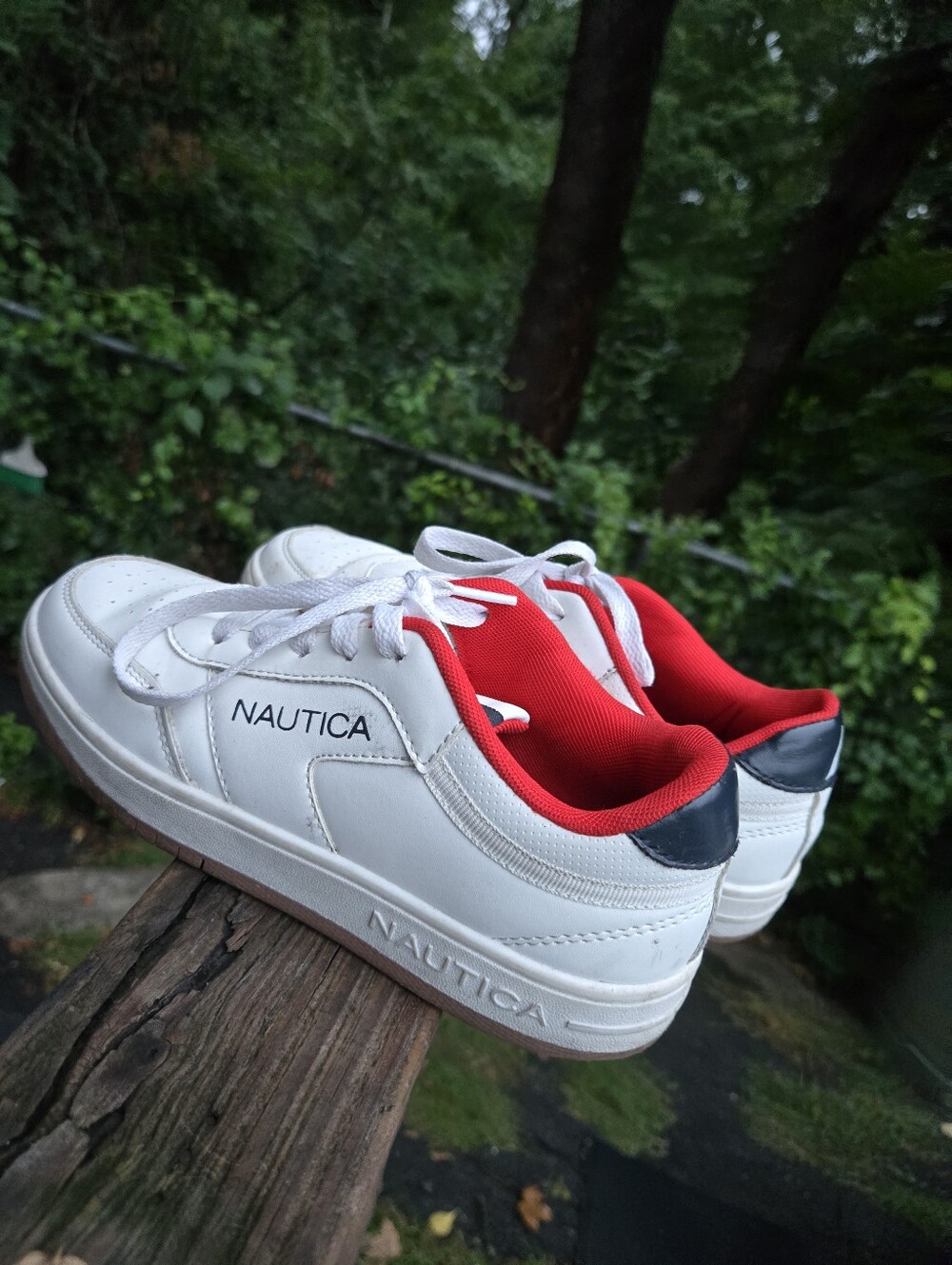 Nautica Kids Lale Edge White Sneakers